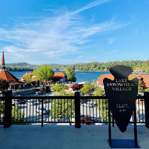 Aerial view of the village