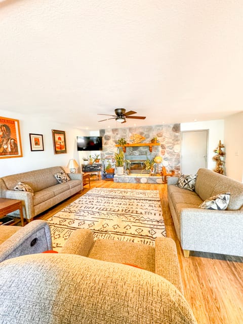 Living room + Queen size pull out beds