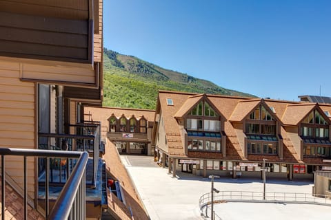 Resort Center and Mountain Views from the Balcony