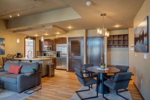 Open concept floor plan