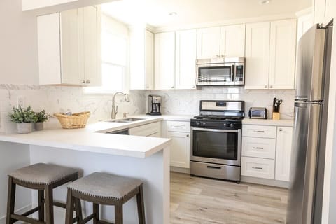 New  kitchen appliances and dishwasher