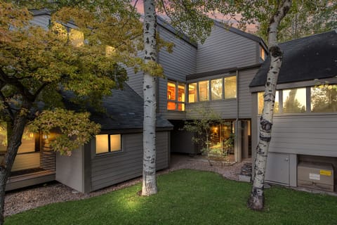 Exterior of the condo in the summer