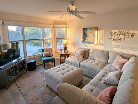 Living Room w/open plan layout.