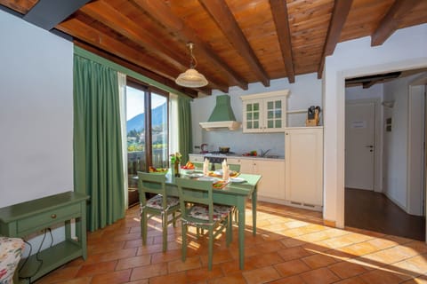 Kitchen and dining area