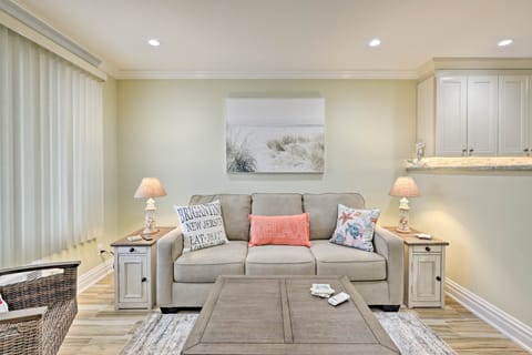 Brigantine Vacation Rental | 1BR | 1BA | Stairs Required | 705 Sq Ft