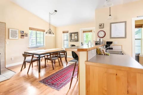 This thoughtfully designed space ensures you are always part of the fun. 