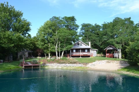 Across the pond overlooking the camp