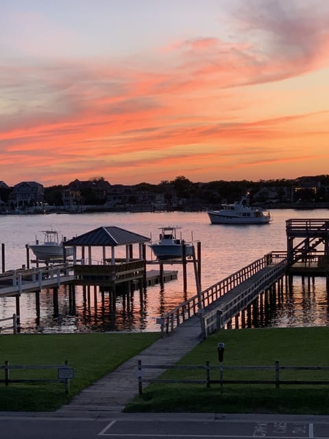 Sunset View from Porch of Coastal Corner