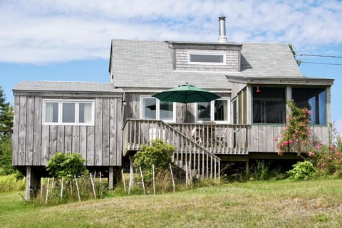 Front exterior of cottage