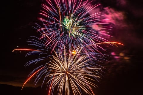 Previous Grand Lake 4th of July Fireworks from the Upper Deck
