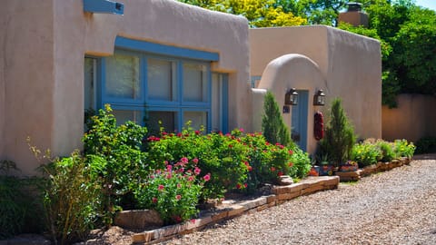 Entrance into main house and private courtyard