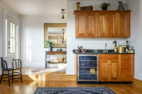 Wet Bar view from dining area