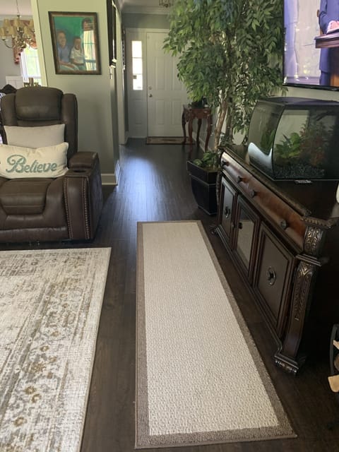 Outstanding decorated home with beautiful hardwood floors throughout. 