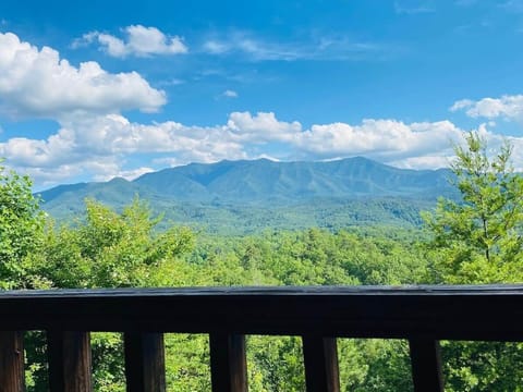 Astonishing Views Of The Great Smoky Mountains National Park And Mt. LeConte Right Off The Back Deck!