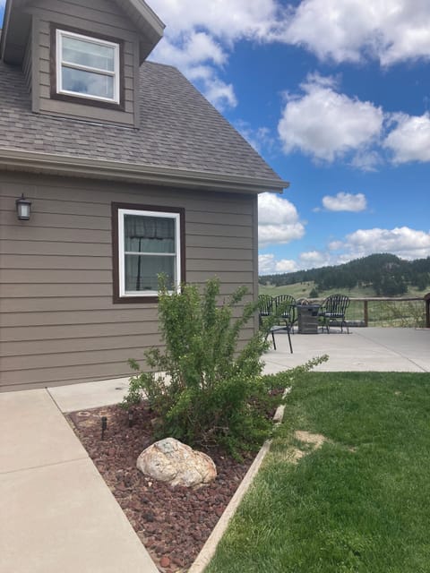 bunkhouse apartment and patio view