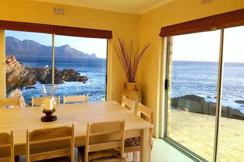 Dining with a view for eight.