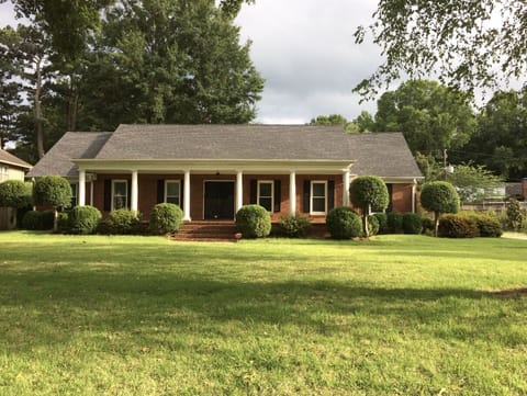 The front of the house