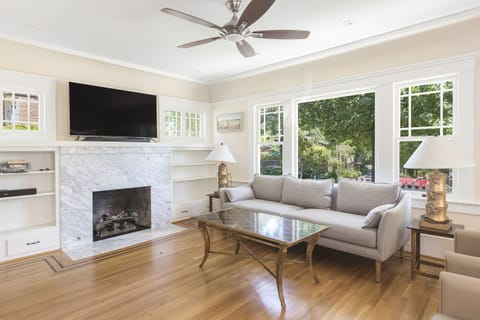 Living Room with Fireplace