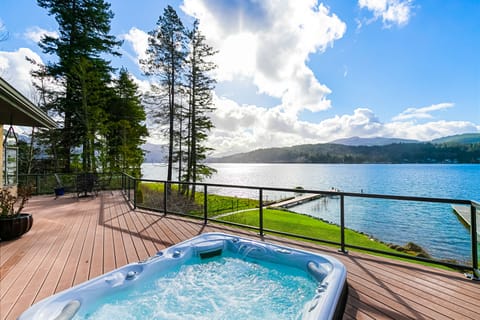 Melt your cares away from the hot tub