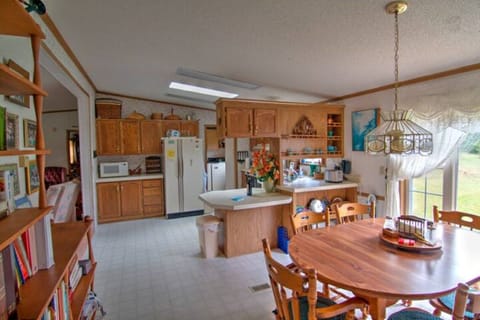 Kitchen and dining area