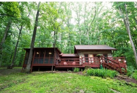 Enjoy nature from the expansive deck