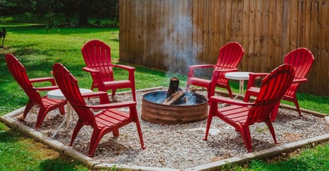 Have fun roasting weenies and marshmallows