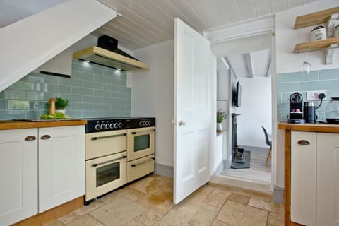 Kitchen oven, hob, dishwasher - Birdcage Cottage
