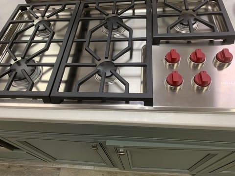 New Wolf cooktop for the newly renovated chef's kitchen!
