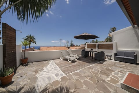 relaxing chair and balcony