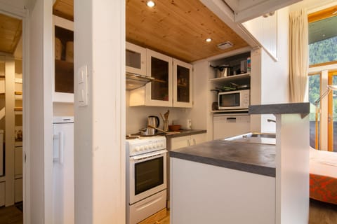 Well equipped kitchen with - oven - microwave - dishwasher