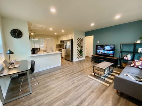 Spacious living room. Open floor plan.