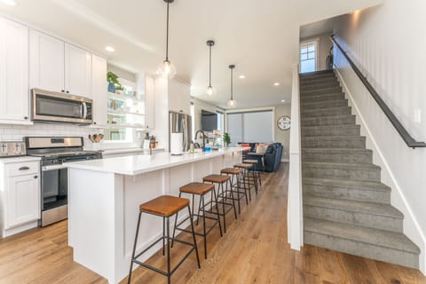 Island with additional seating