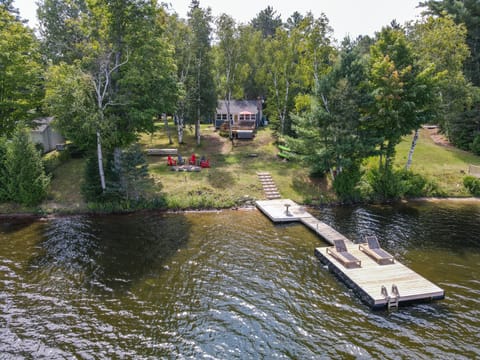 Play in the crystal clear water or hang out on the 500 sq ft dock!
