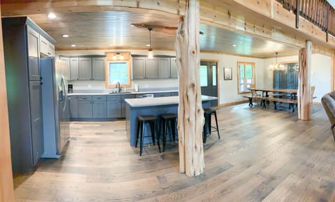 Kitchen and dining room