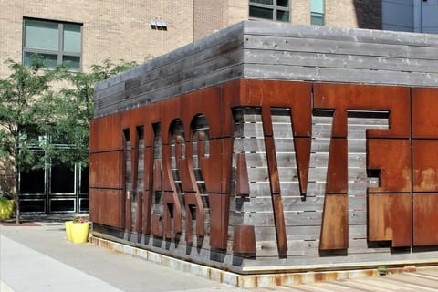 The heart of the Mass Ave Cultural trail