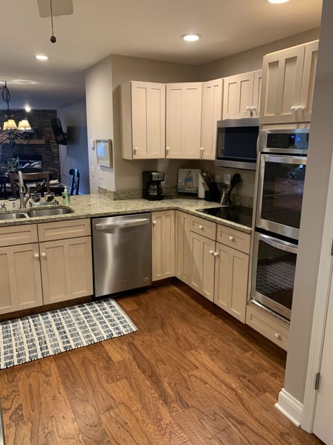 Kitchen with double ovens