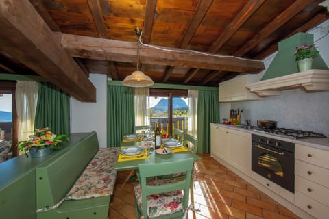 Kitchen and dining area