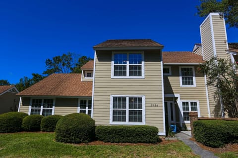 Herons' Haven is located within this semi-detached, two-story building.
