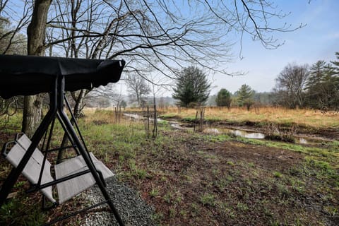 Enjoy a lazy afternoon swinging by the creek, listening to nature.