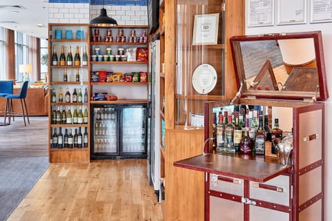 Grab a drink at the on-site bar.