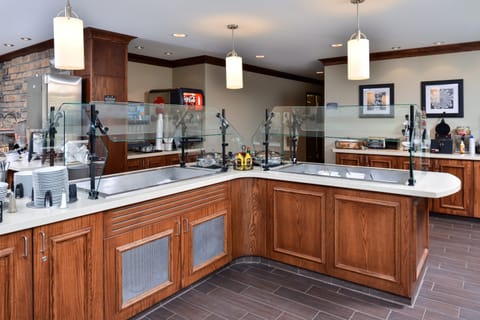 Help yourself to the FREE breakfast.