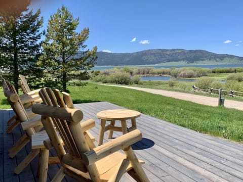 Henry's Lake Haven with spectacular views of Henry's Lake and the mountains.