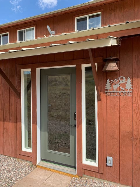 Entrance to your welcoming mountain home.
