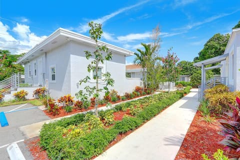 Breathe in fresh air & walk along plant-lined walkways