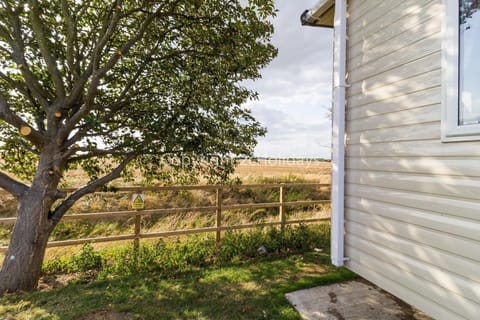 Enjoy field views from your static caravan on your couple getaway or UK family break.