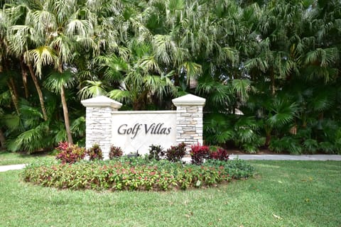Entrance to golf villas