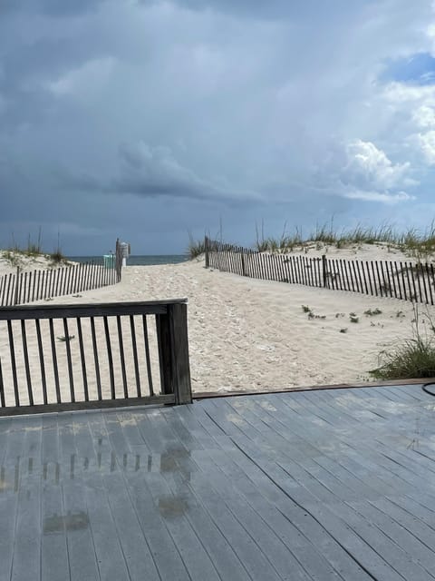 Entry to the beach