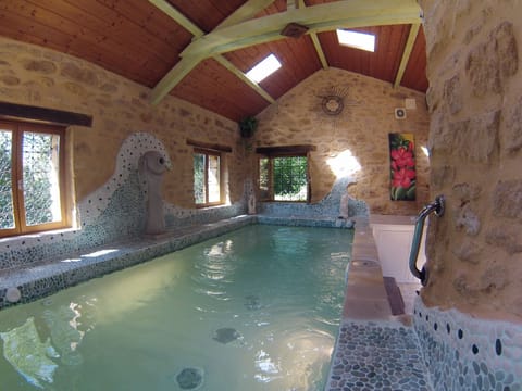Private spa pool