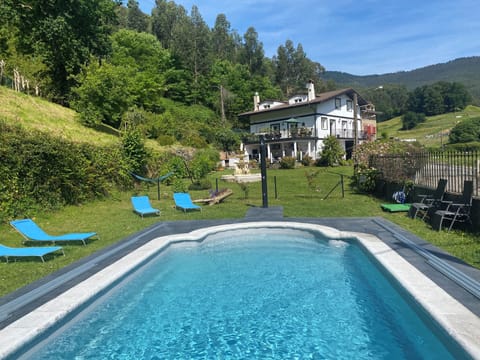 House and pool