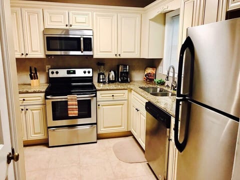 Stainless Steel Appliances in the newly rennovated Gourmet Kitchen